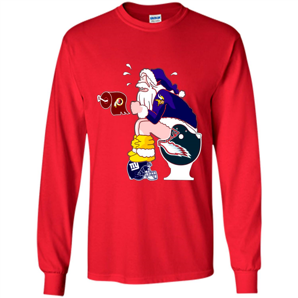 Minnesota Vikings Toilet Santa Claus PINGPONG