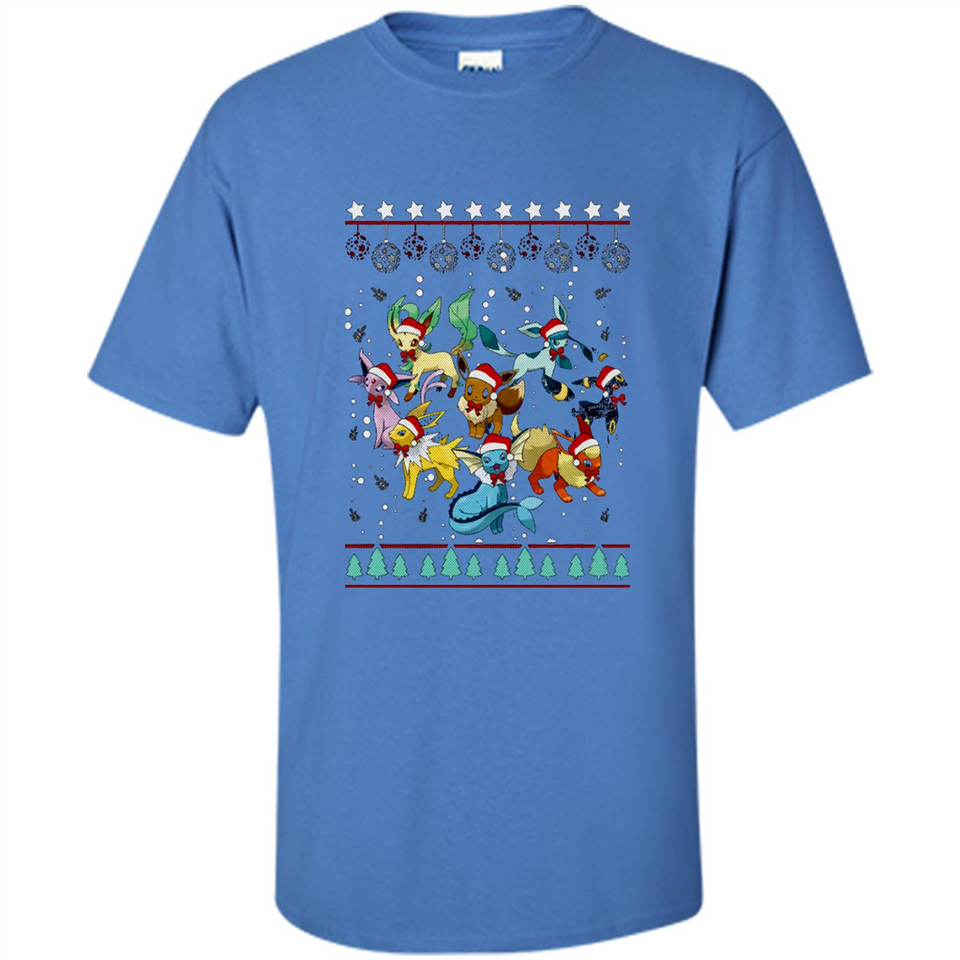 Pokemon Eeveelutions Ugly Christmas Sweater Perfect Christmas PINGPONG