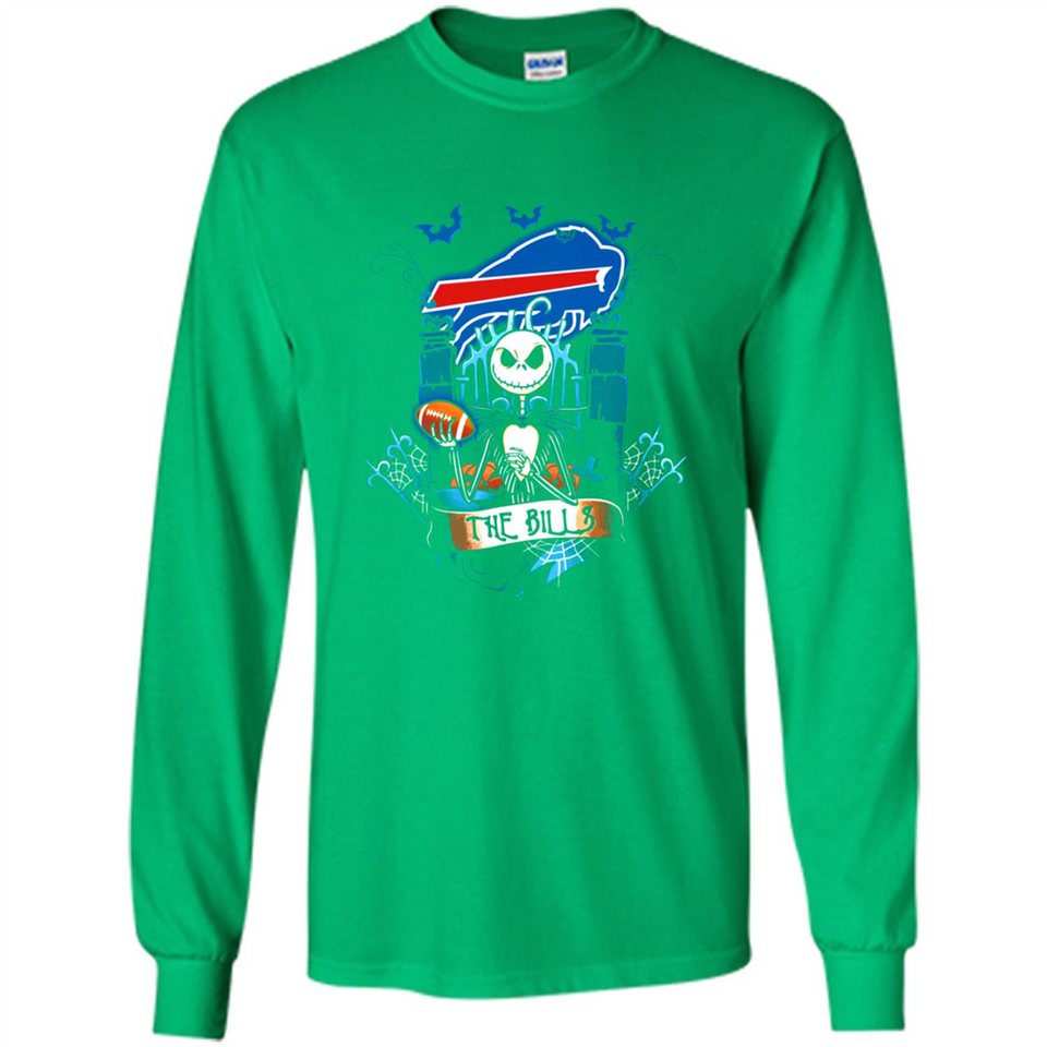 Buffalo Bills Halloween The Nightmare Before Christmas - Long Sleeve T-Shirt