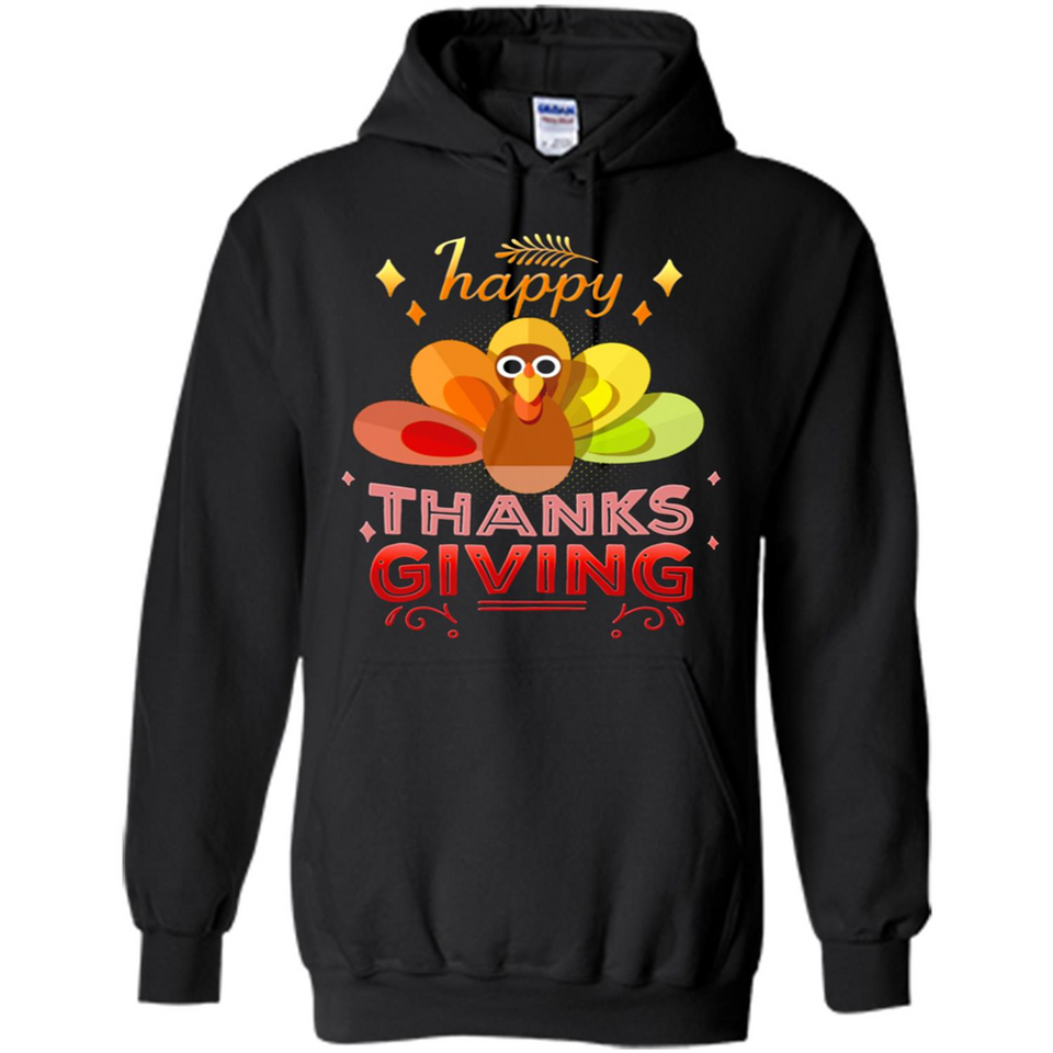 Happy Thanksgiving Turkey Day Colorful Cute