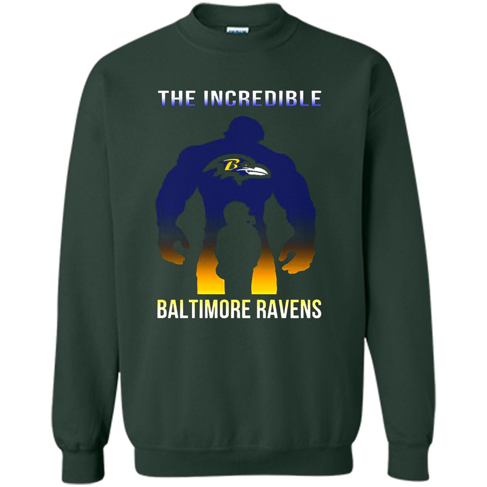The Incredible Baltimore Ravens Hulk NFL Football