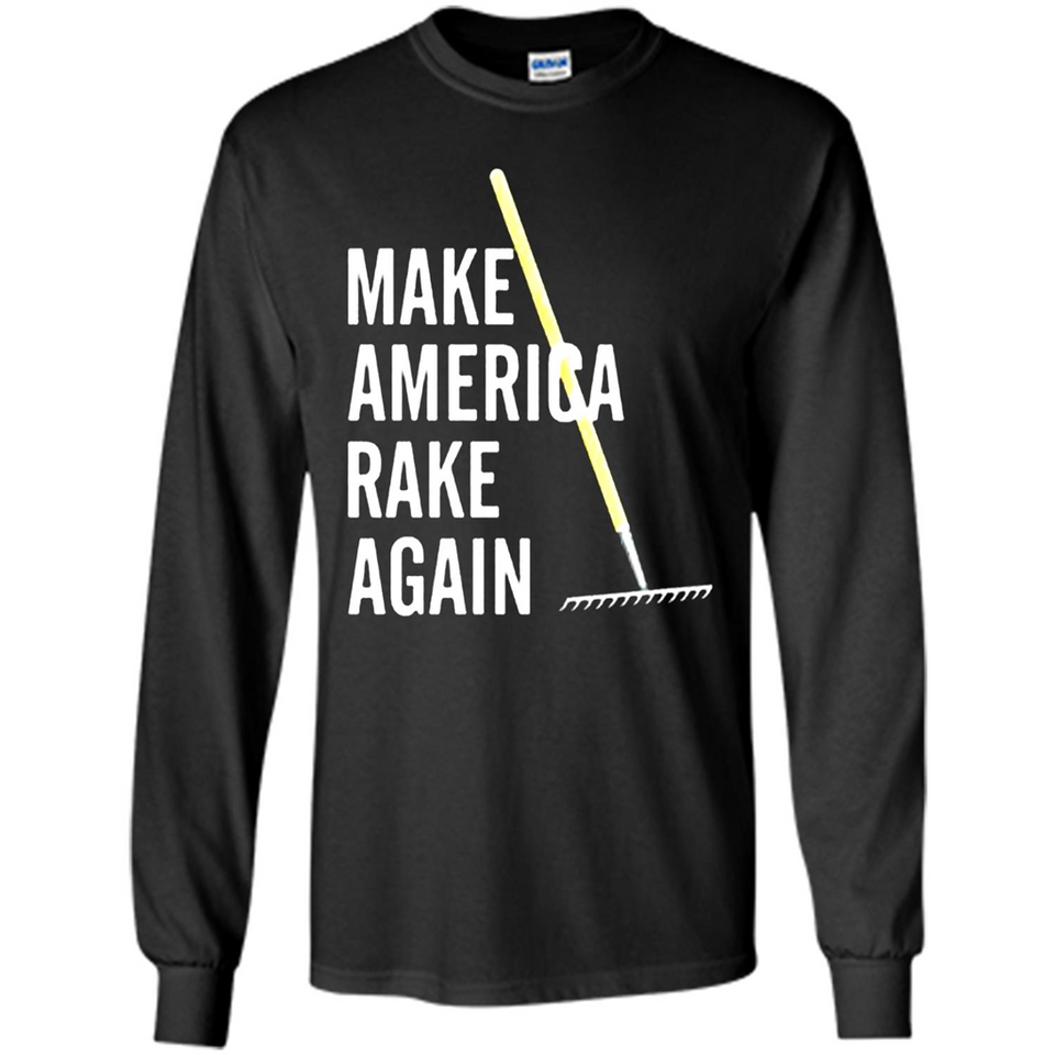 Make America Rake Again California Fires Paradise Youth T-Shirt PINGPONG - Long Sleeve T-Shirt