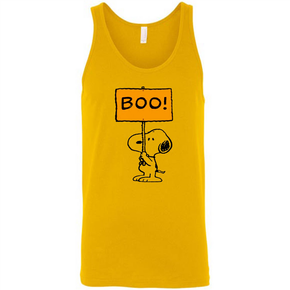 Halloween Snoopy Boo - Canvas Unisex Tank