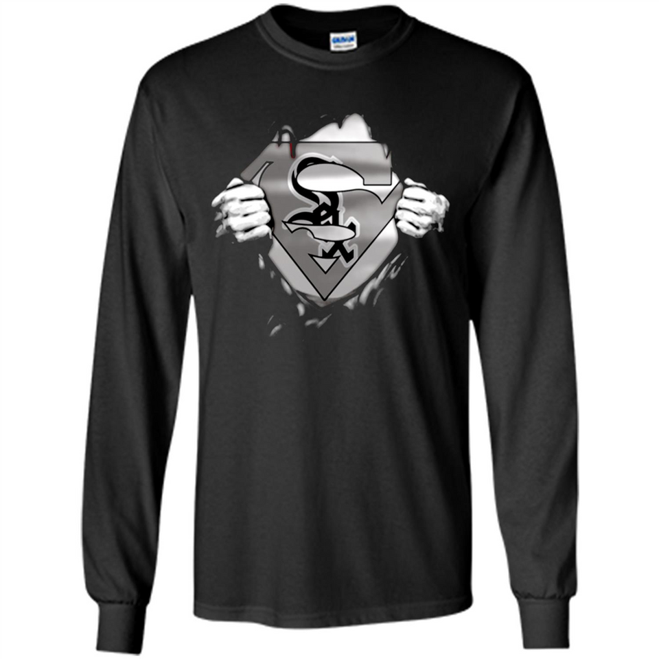 Chicago White Sox And Superman Fans - Long Sleeve T-Shirt