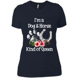 I'm A Dog & Horse Shirt Animal Lover Gift
