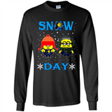 Snow Day Shirt For Indiana Pacers Vs Minion Fans pingpong