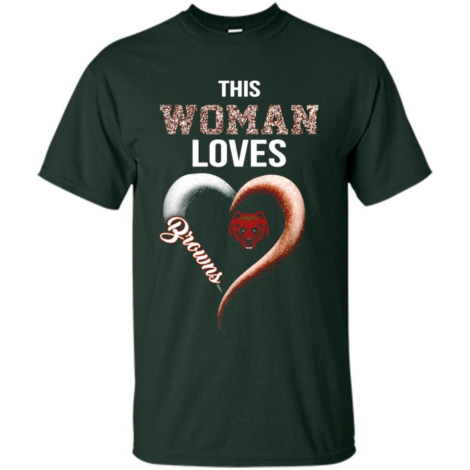 This Woman love Browns NFL football team - Shirt