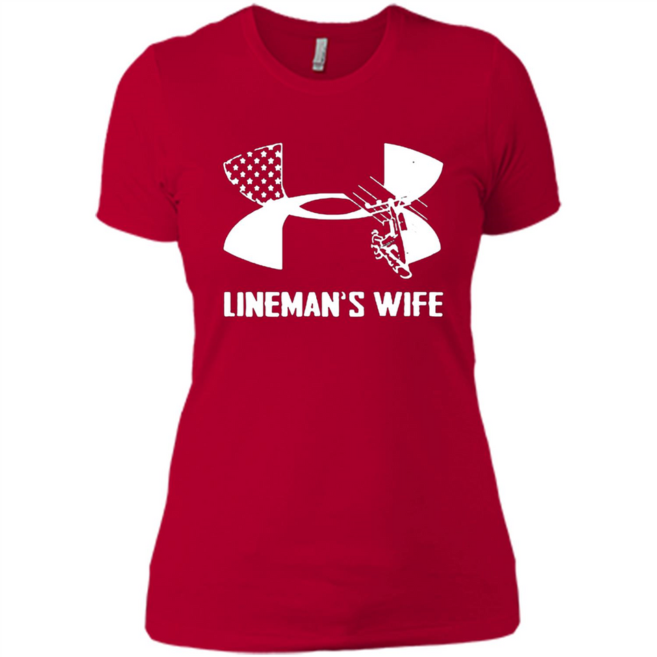 Lineman Wife Under Armour - Ladies' Boyfriend T-Shirt