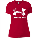 Lineman Wife Under Armour - Ladies' Boyfriend T-Shirt