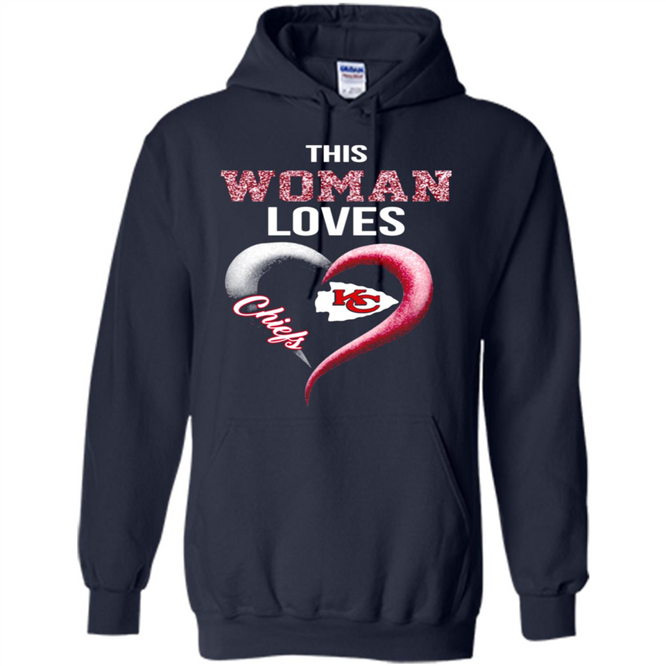 This Woman love Chiefs NFL football team - Hoodie