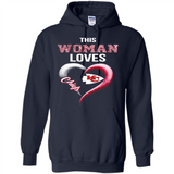 This Woman love Chiefs NFL football team - Hoodie