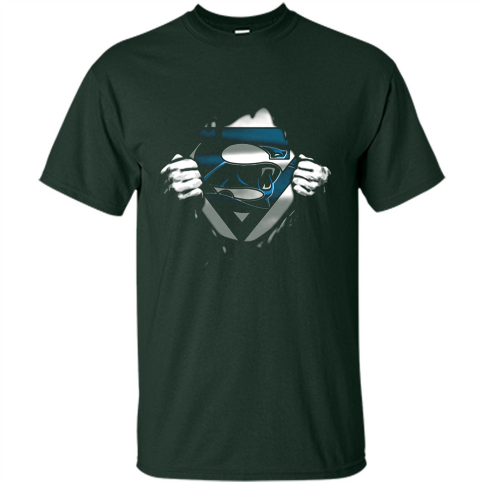 Carolina Panthers And Superman Fans - Shirt