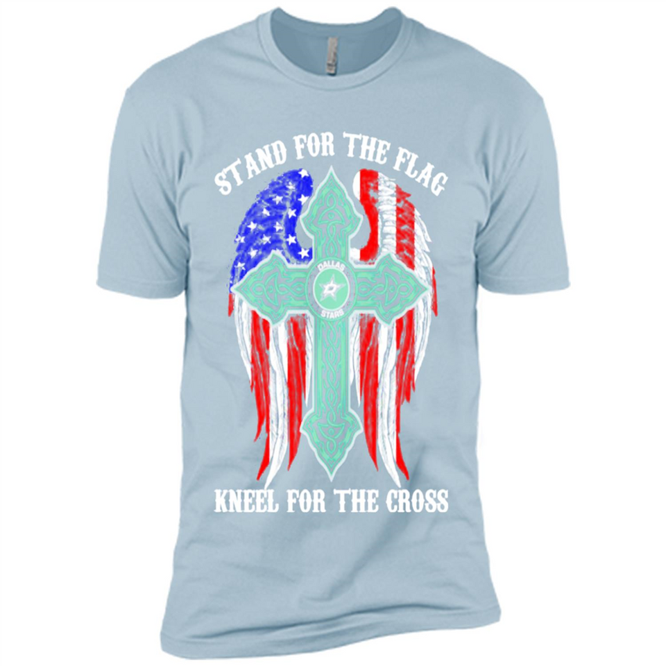 Dallas Stars - stand for the flag kneel for the cross