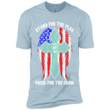 Dallas Stars - stand for the flag kneel for the cross