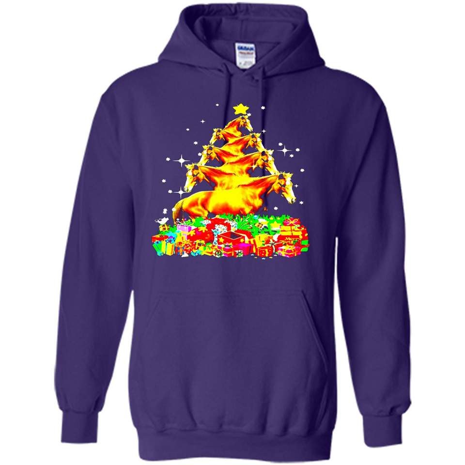Horse Lover Tees Merry Christmas - Hoodie