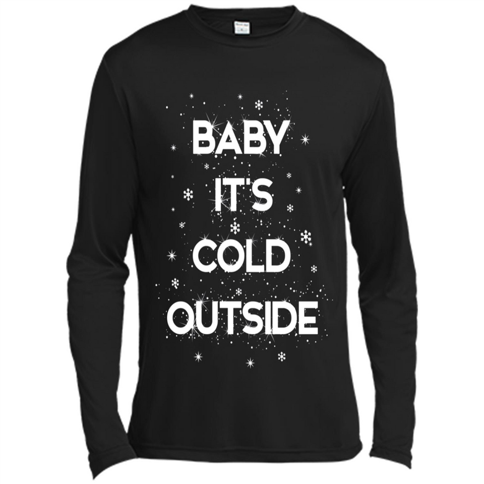 Baby It’s Cold Outside Christmas - Canvas Long Sleeve T-Shirt