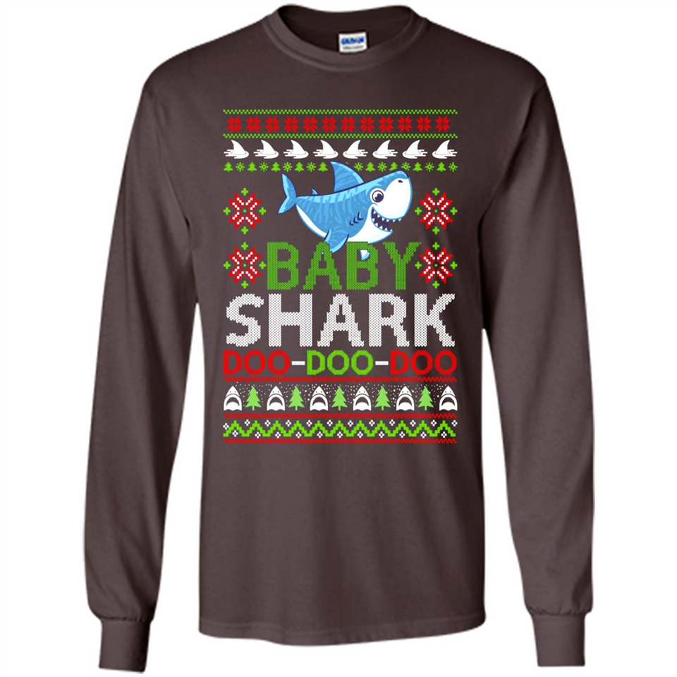 Baby shark Doo Doo Doo Christmas - Long Sleeve T-Shirt