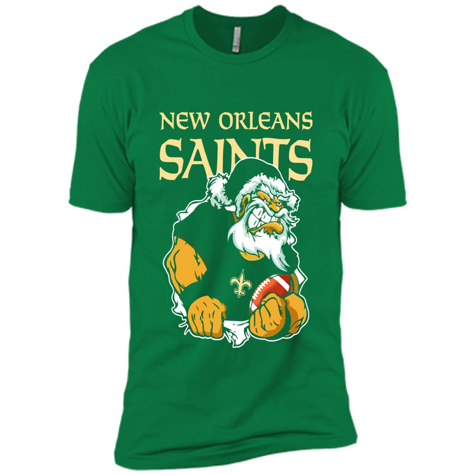 Grumpy Santa Claus New Orleans Saints Football Team PINGPONG