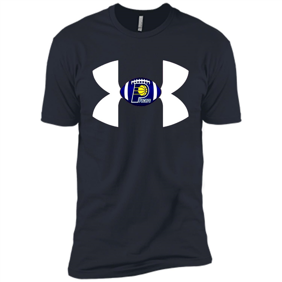 Indiana Pacers Under Armour Logo - Premium Short Sleeve T-Shirt