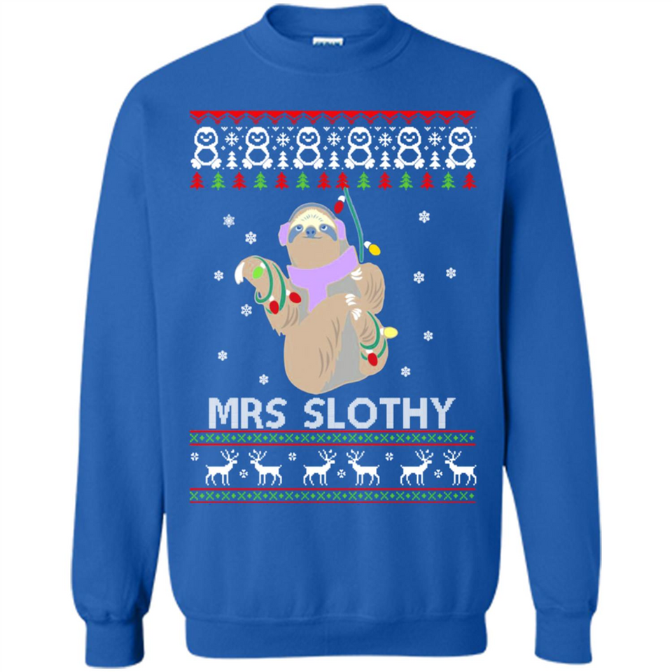 Mrs Slothy Christmas - Sweatshirt