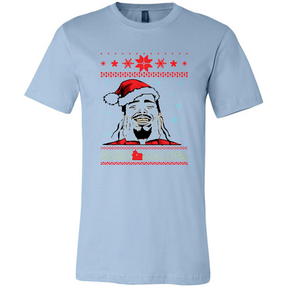Home Malone Christmas Sweater PINGPONG - Canvas Unisex T-Shirt