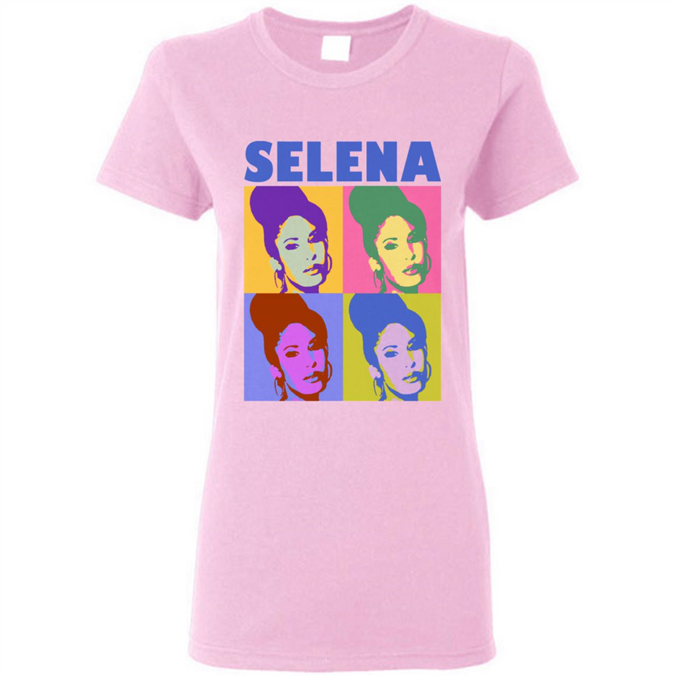 Selena Gomez Light Color - Ladies Short-Sleeve