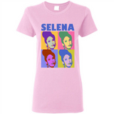 Selena Gomez Light Color - Ladies Short-Sleeve