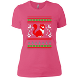 Christmas Ugly Sweater CUTE CATS UGLY CHRISTMAS SWEATERS - Ladies' Boyfriend T-Shirt