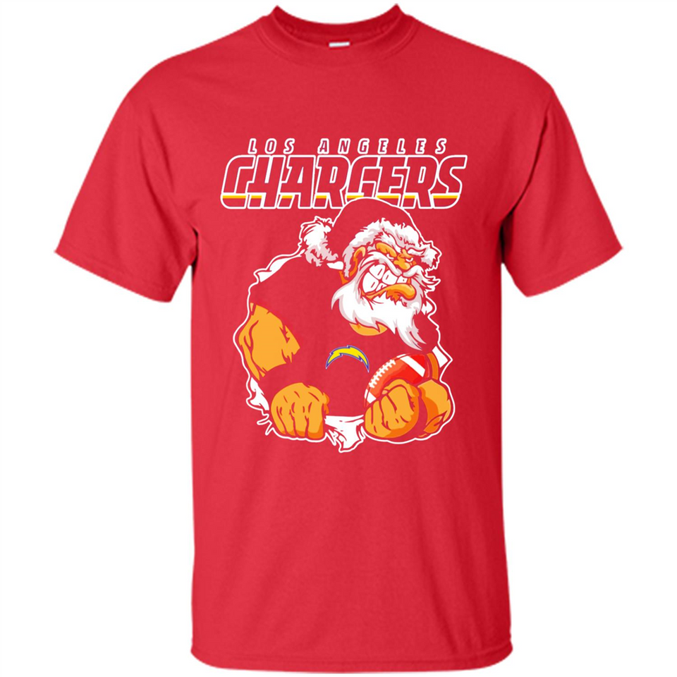 Grumpy Santa Claus Los Angeles Chargers Football Team PINGPONG