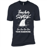 Teacher Shark Doo Doo Doo Your Homework Shirt Ladies' Boyfriend