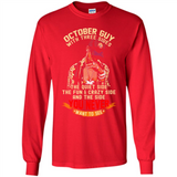 October Guy With Three Sides Quiet Fun Crazy - Long Sleeve T-Shirt