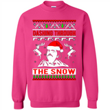 Narcos dashing through the snow Christmas sweatshirt PINGPONG