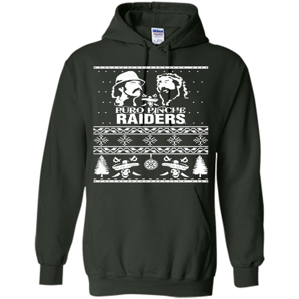 Puro Pinche Raiders Ugly Christmas Sweater - Hoodie