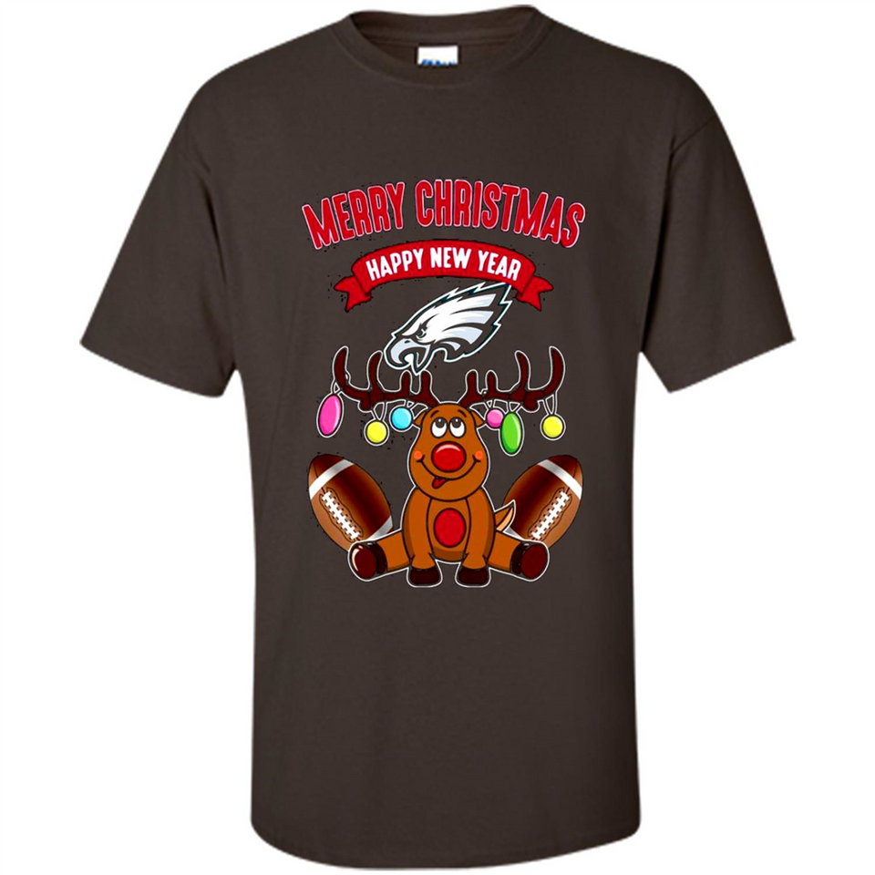 Philadelphia Eagles NFL Reindeer Funny Merry Christmas And Happy New Year