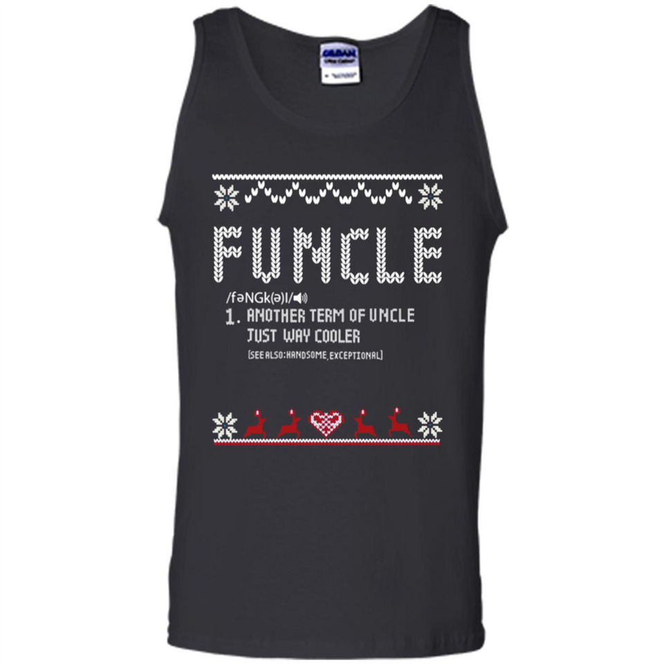 Mens Christmas Funcle Definition - Tank Top