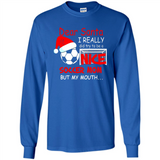 Dear Santa I Really Did Try To Be A Nice Soccer Mom Sweatshirt - Long Sleeve T-Shirt