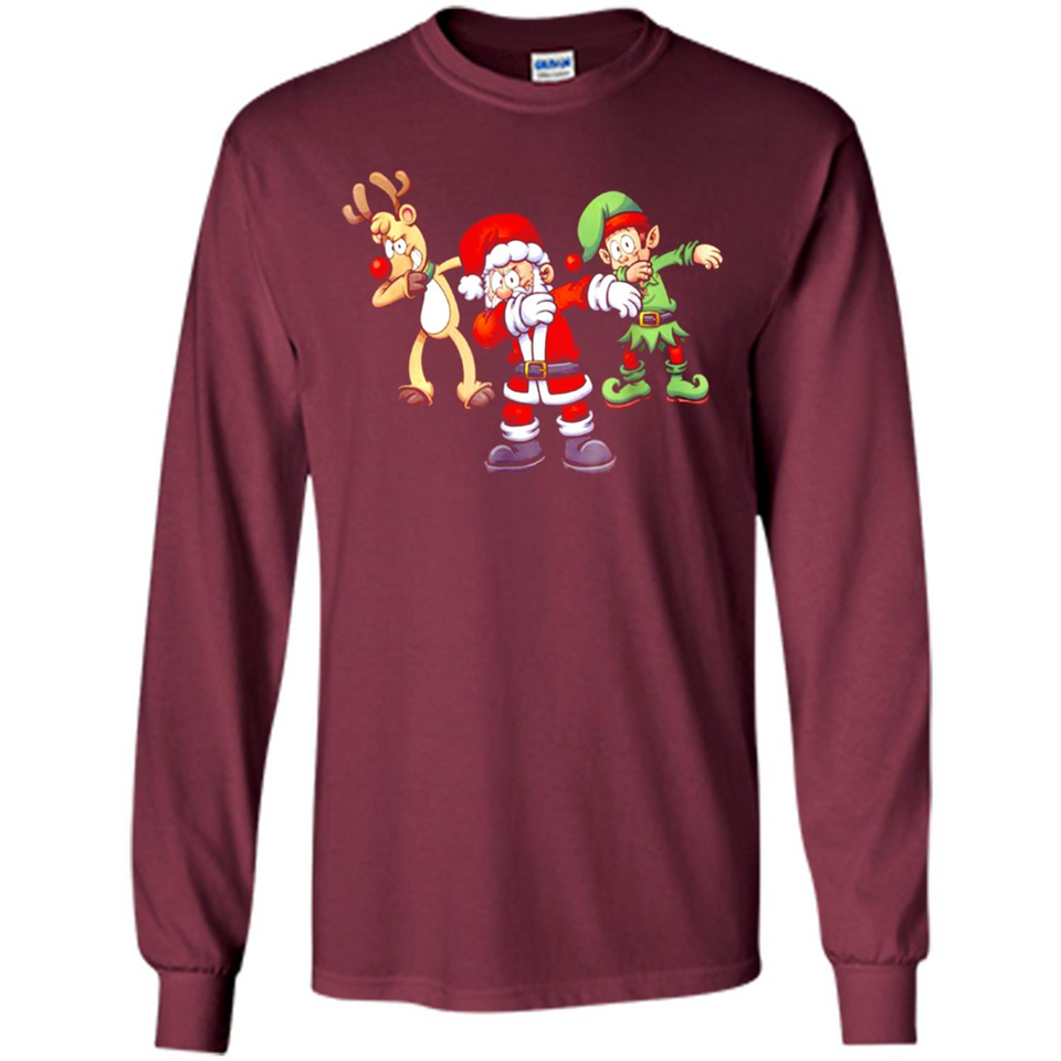 Dabbing Santa - Long Sleeve T-Shirt