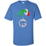 Amazing Kansas State Wildcats Glitter Grinch Monogram Ornament Christmas Gift - Shirt