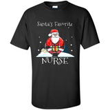 Funny Christmas Nurse Shirt, Santa_s Favorite Nurse - Shirt