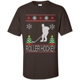 roller hockey Christmas ugly