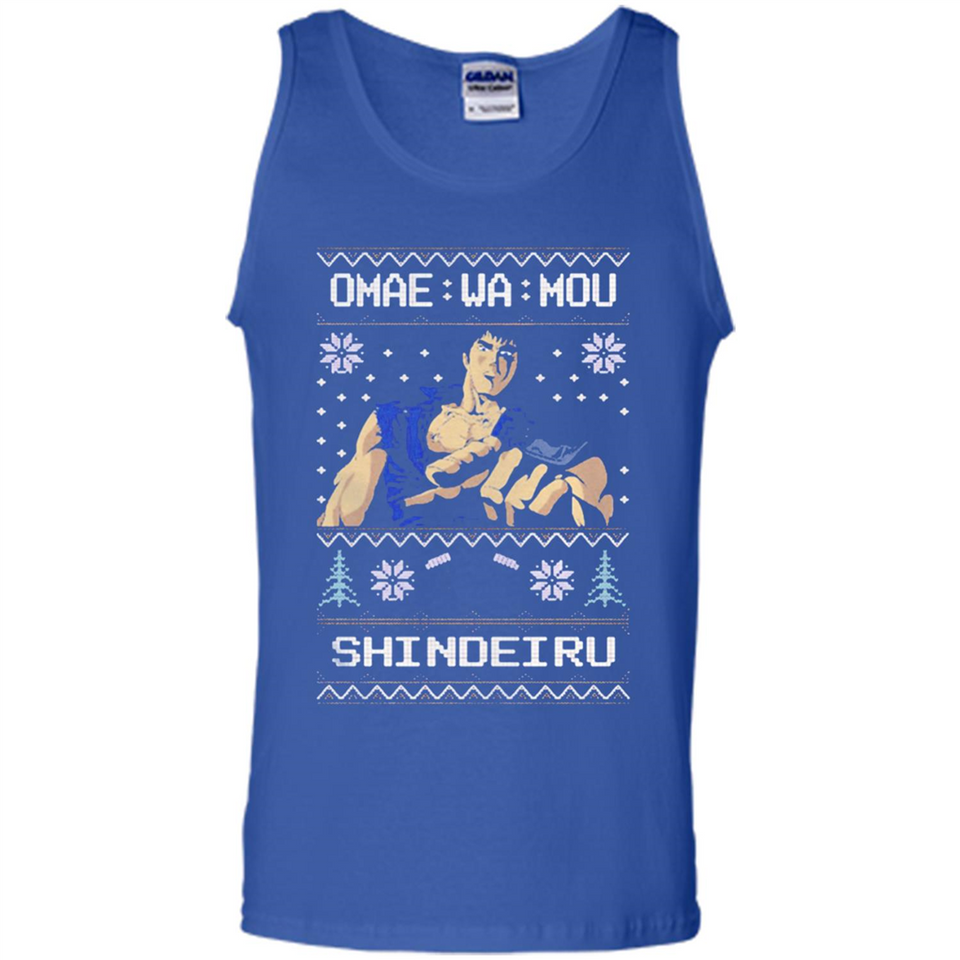 Omae Wa Mou Shindeiru Ugly Christmas Sweater - Tank Top