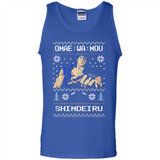 Omae Wa Mou Shindeiru Ugly Christmas Sweater - Tank Top