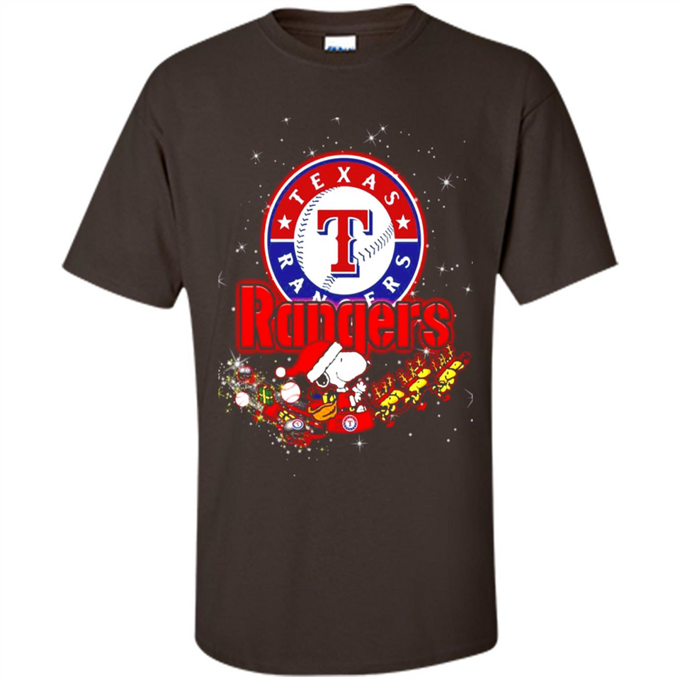 Snoopy Christmas Texas Rangers - Shirt