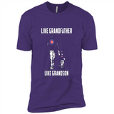 Chicago Cubs GrandFather Like GrandSon - Premium Short Sleeve T-Shirt