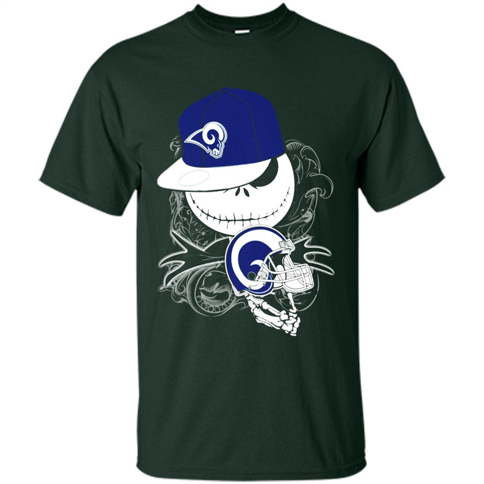 Jack Skellington The Nightmare Before Christmas-Rams Football - Shirt