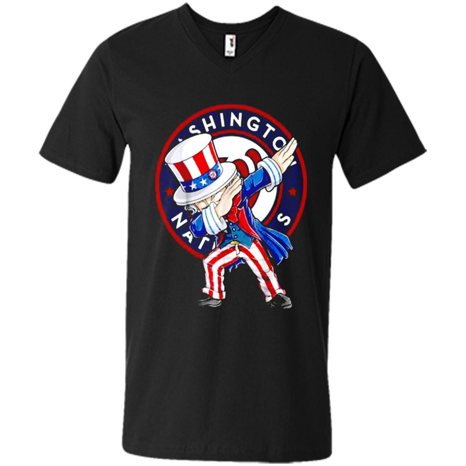 MLB WASHINGTON NATIONALS UNCLE SAM DABBING INDEPENDENCE DAY