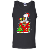 Florida Panthers Snoopy Ugly Christmas Sweaters - Tank Top