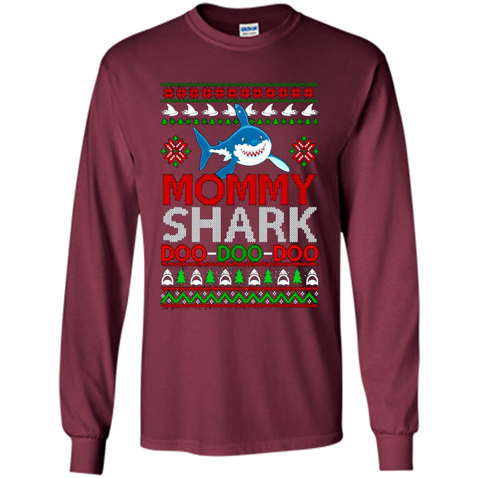 Mommy shark Doo Doo Doo Christmas sweatshirt PINGPONG