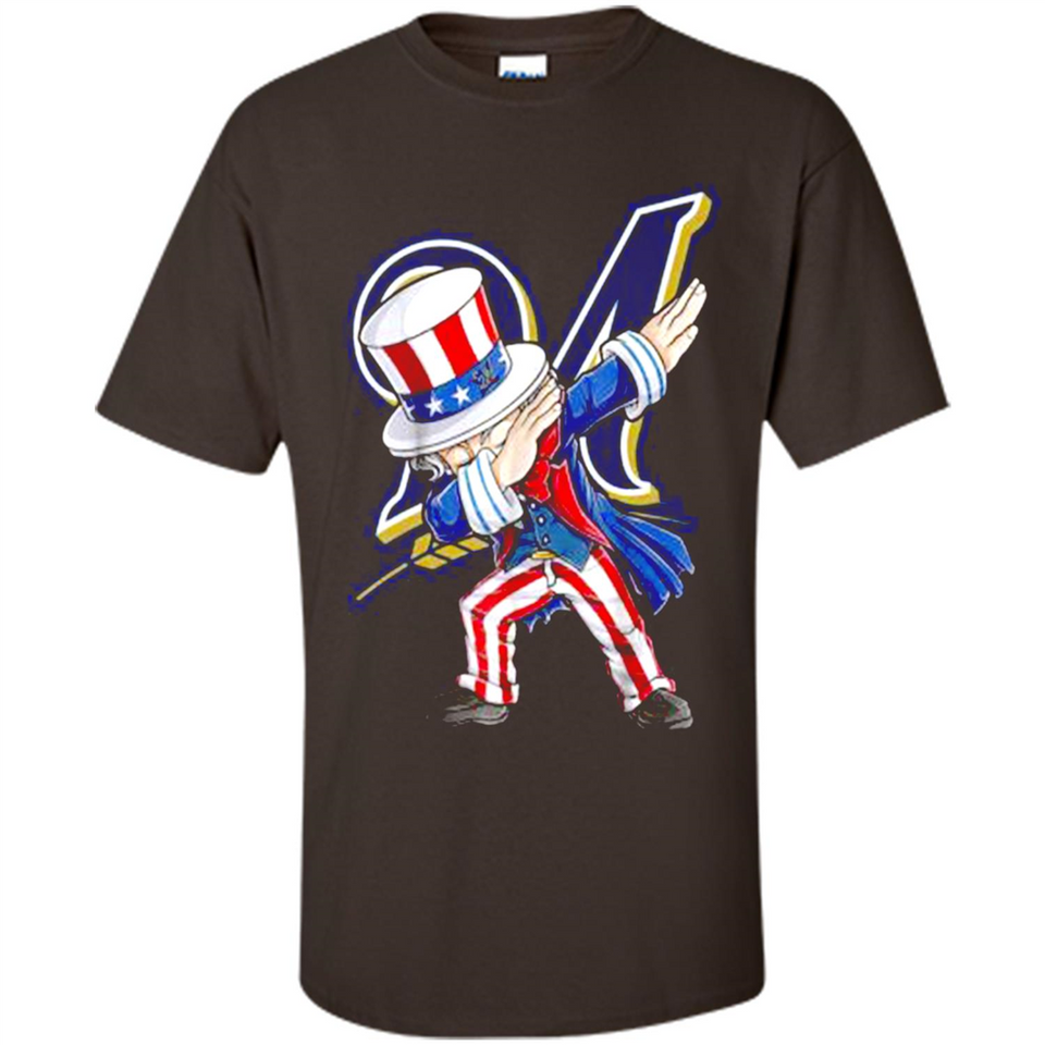 MLB MILWAUKEE BREWERS UNCLE SAM DABBING INDEPENDENCE DAY