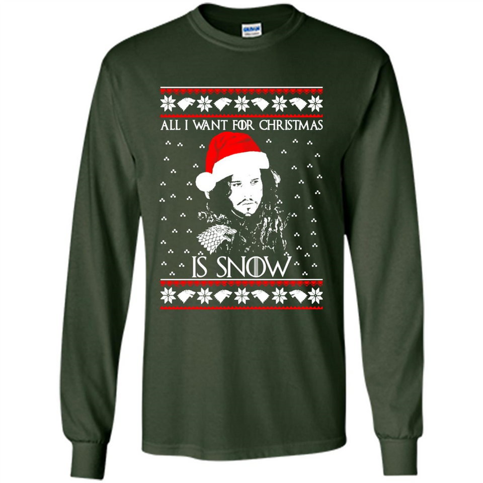 All I Want for Christmas is Snow ugly sweater PINGPONG